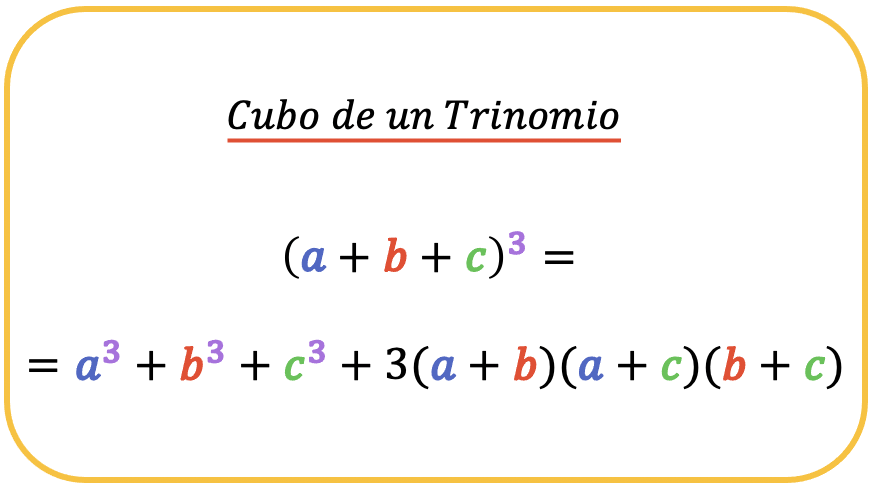 trinomio cubico omogeneo