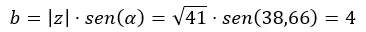 Calcule o b da forma binomial