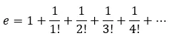 Definição do número de Euler