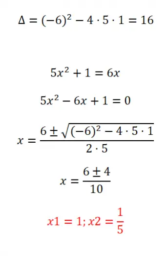 Equação quadrática não ordenada