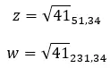 Exemplo de números complexos opostos