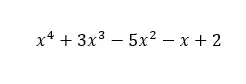 Exemple de polynôme complet