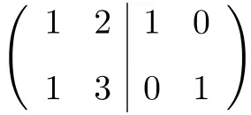 esercizio risolto di una matrice inversa con il metodo 2x2 Gauss