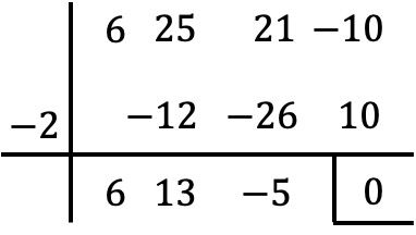 polinômios fatoriais de grau 3 na linha 2
