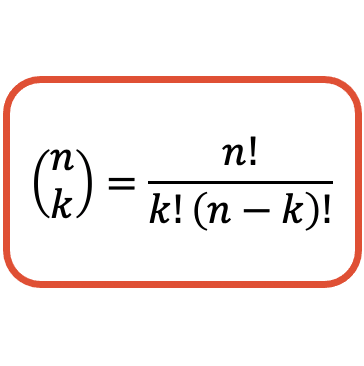 fórmula numérica combinatória
