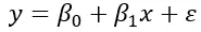 Formule de régression linéaire simple