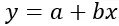 Fórmula de regressão linear