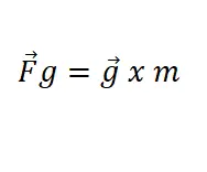 Fórmula de intensidade do campo gravitacional