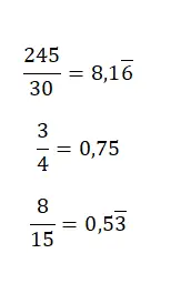 fraction en décimal