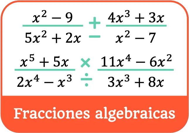 frazioni algebriche