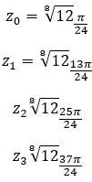 极坐标形式的复数根