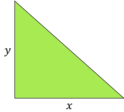 problema de otimização de triângulo